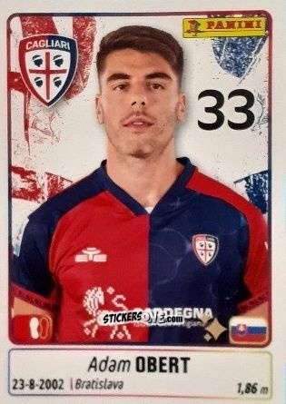 Cromo Adam Obert - Calciatori 2025-2026 n. 94 - Panini