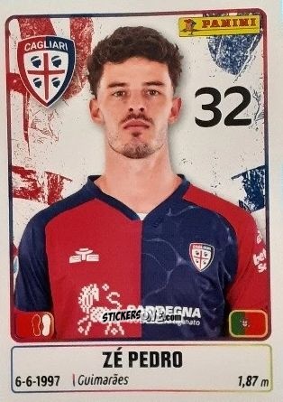 Sticker Ze Pedro - Calciatori 2025-2026 n. 95 - Panini