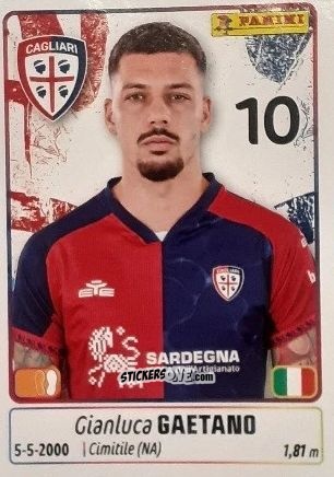 Cromo Gianluca Gaetano - Calciatori 2025-2026 n. 99 - Panini