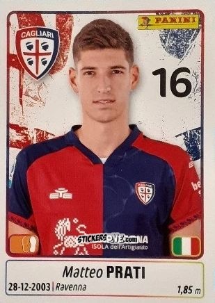 Sticker Matteo Prati - Calciatori 2025-2026 n. 100 - Panini
