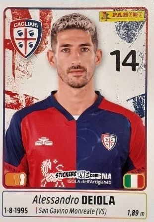 Sticker Alessandro Deiola - Calciatori 2025-2026 n. 101 - Panini