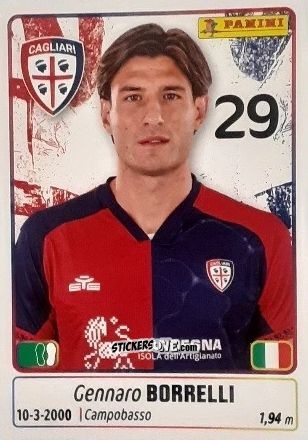 Cromo Gennaro Borrelli - Calciatori 2025-2026 n. 102 - Panini