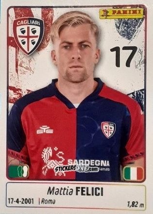 Sticker Mattia Felici - Calciatori 2025-2026 n. 103 - Panini