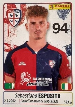 Sticker Sebastiano Esposito - Calciatori 2025-2026 n. 104 - Panini