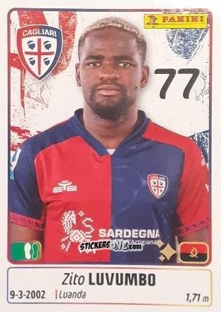Cromo Zito Luvumbo - Calciatori 2025-2026 n. 106 - Panini