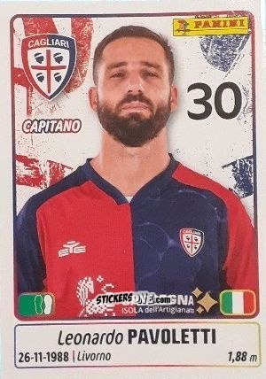 Cromo Leonardo Pavoletti - Calciatori 2025-2026 n. 107 - Panini