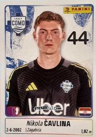Sticker Nikola Cavlina - Calciatori 2025-2026 n. 112 - Panini