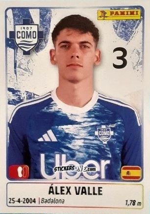 Sticker Alex Valle - Calciatori 2025-2026 n. 113 - Panini