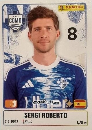 Sticker Sergi Roberto - Calciatori 2025-2026 n. 125 - Panini
