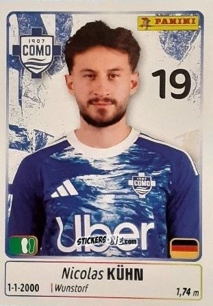Sticker Nicolas Kuhn - Calciatori 2025-2026 n. 126 - Panini