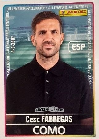 Cromo Cesc Fabregas - Calciatori 2025-2026 n. 131 - Panini
