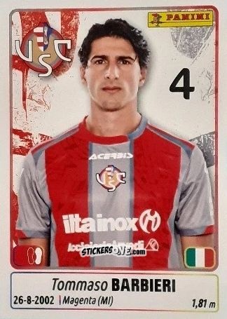 Figurina Tommaso Barbieri - Calciatori 2025-2026 n. 137 - Panini