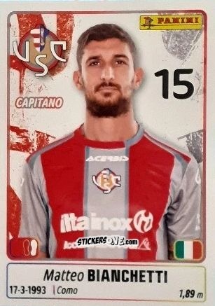 Sticker Matteo Bianchetti - Calciatori 2025-2026 n. 139 - Panini