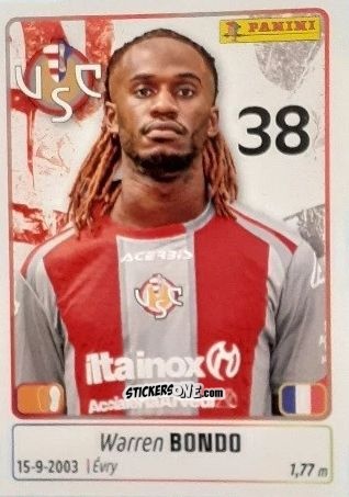 Sticker Warren Bondo - Calciatori 2025-2026 n. 142 - Panini