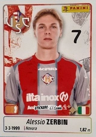 Sticker Alessio Zerbin - Calciatori 2025-2026 n. 144 - Panini
