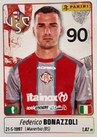 Sticker Federico Bonazzoli - Calciatori 2025-2026 n. 148 - Panini