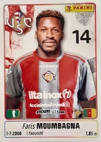 Sticker Faris Moumbagna - Calciatori 2025-2026 n. 151 - Panini