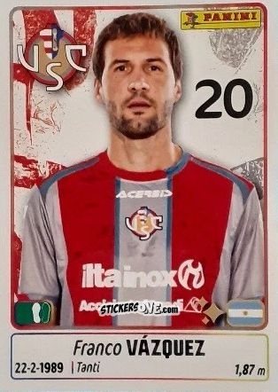 Sticker Franco Vazquez - Calciatori 2025-2026 n. 152 - Panini