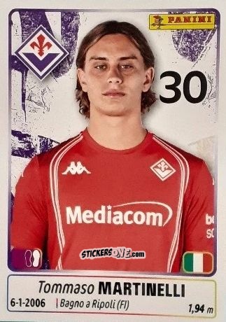 Cromo Tommaso Martinelli - Calciatori 2025-2026 n. 156 - Panini