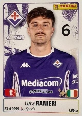 Sticker Luca Ranieri - Calciatori 2025-2026 n. 157 - Panini