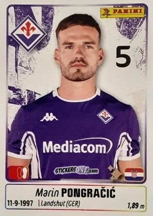 Sticker Marin Pongracic - Calciatori 2025-2026 n. 163 - Panini