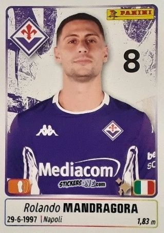 Cromo Rolando Mandragora - Calciatori 2025-2026 n. 167 - Panini