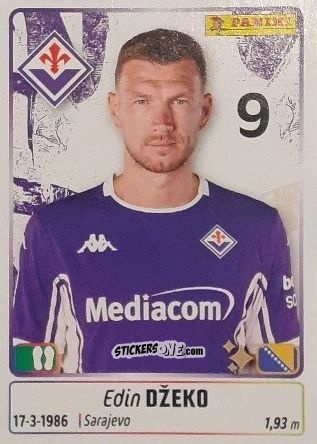 Figurina Edin Dzeko - Calciatori 2025-2026 n. 171 - Panini
