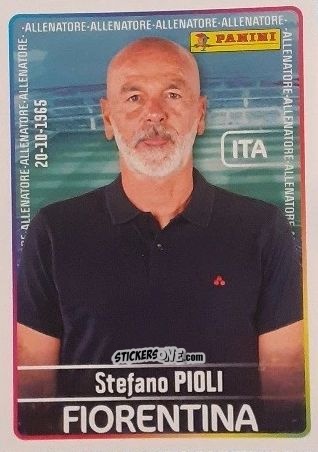 Sticker Stefano Pioli - Calciatori 2025-2026 n. 175 - Panini