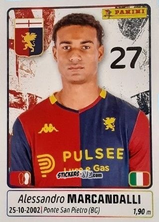 Cromo Alessandro Marcandalli - Calciatori 2025-2026 n. 180 - Panini