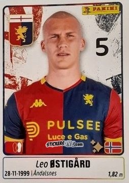 Sticker Leo Ostigard - Calciatori 2025-2026 n. 181 - Panini