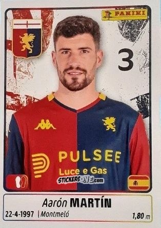 Figurina Aaron Martin - Calciatori 2025-2026 n. 182 - Panini