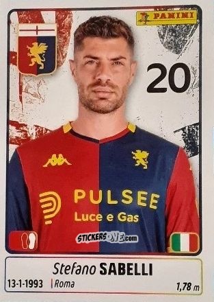 Cromo Stefano Sabelli - Calciatori 2025-2026 n. 184 - Panini