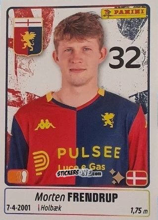 Sticker Morten Frendrup - Calciatori 2025-2026 n. 189 - Panini