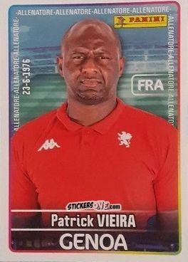 Sticker Patrick Vieira - Calciatori 2025-2026 n. 197 - Panini