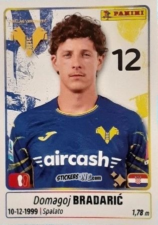 Sticker Domagoj Bradaric - Calciatori 2025-2026 n. 203 - Panini