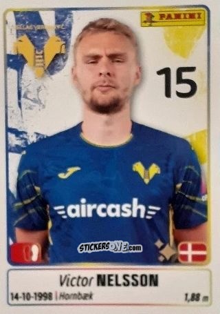 Sticker Victor Nelsson - Calciatori 2025-2026 n. 206 - Panini