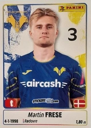 Sticker Martin Frese - Calciatori 2025-2026 n. 208 - Panini