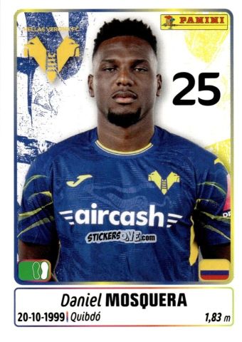Sticker Daniel Mosquera - Calciatori 2025-2026 n. 216 - Panini