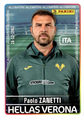 Sticker Paolo Zanetti - Calciatori 2025-2026 n. 219 - Panini