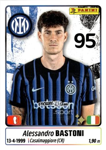 Sticker Alessandro Bastoni - Calciatori 2025-2026 n. 226 - Panini