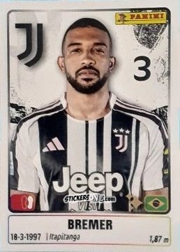Cromo Bremer - Calciatori 2025-2026 n. 247 - Panini