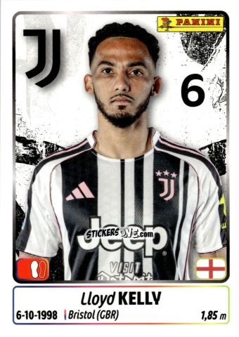 Figurina Lloyd Kelly - Calciatori 2025-2026 n. 250 - Panini