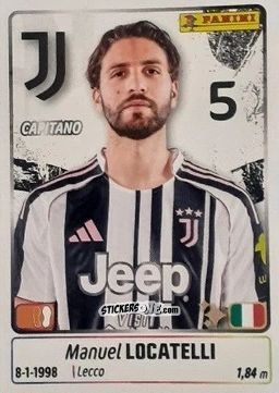 Cromo Manuel Locatelli - Calciatori 2025-2026 n. 255 - Panini
