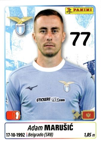 Sticker Adam Marusic - Calciatori 2025-2026 n. 269 - Panini