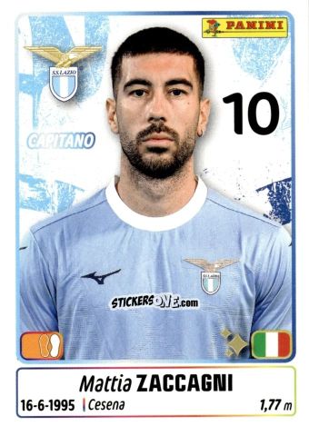 Sticker Mattia Zaccagni - Calciatori 2025-2026 n. 275 - Panini
