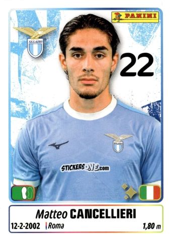 Sticker Matteo Cancellieri - Calciatori 2025-2026 n. 282 - Panini