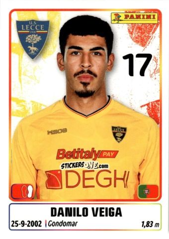 Cromo Danilo Veiga - Calciatori 2025-2026 n. 292 - Panini
