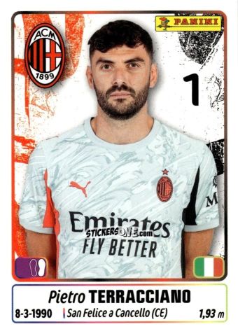 Cromo Pietro Terracciano - Calciatori 2025-2026 n. 310 - Panini
