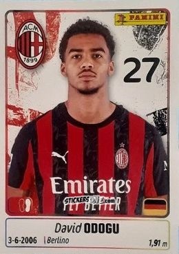 Cromo David Odogu - Calciatori 2025-2026 n. 312 - Panini