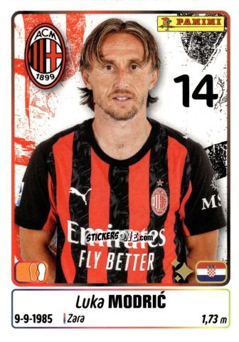 Cromo Luka Modric - Calciatori 2025-2026 n. 322 - Panini